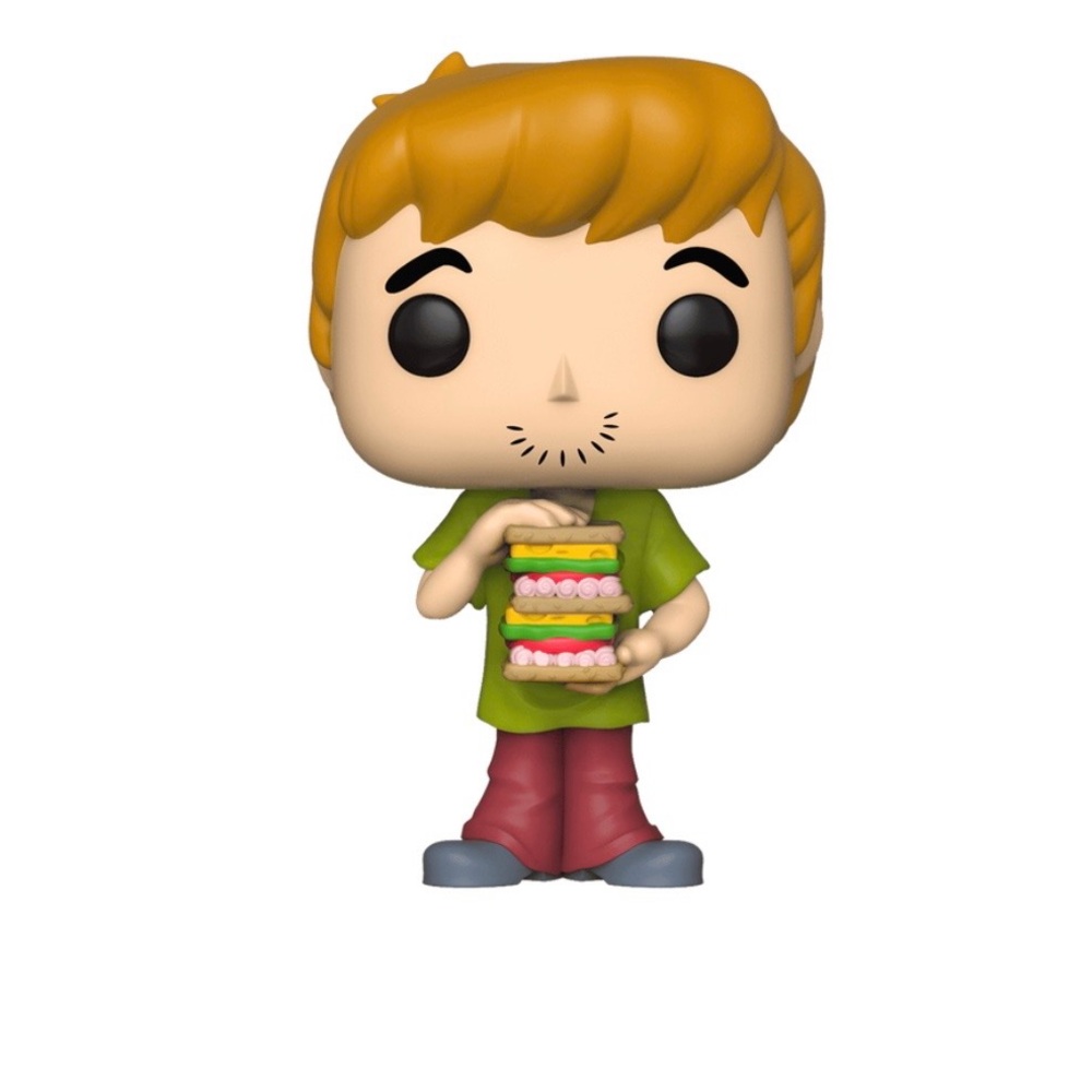 Funko Pop Figure with Green Shirt and Red Pants